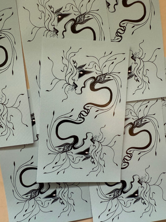 Jupiter Power Tarot Vinyl Sticker