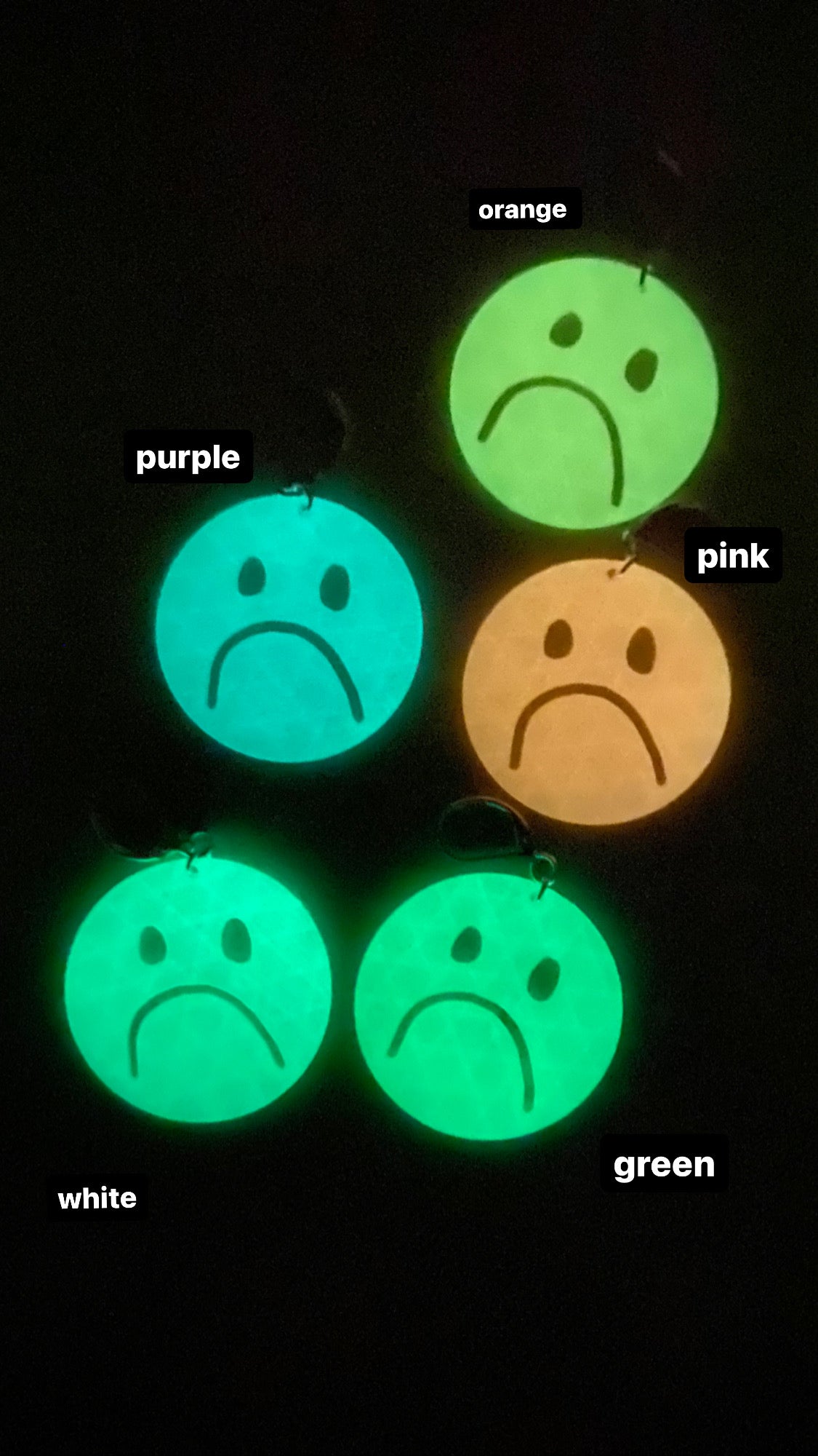 Frownie Earrings
