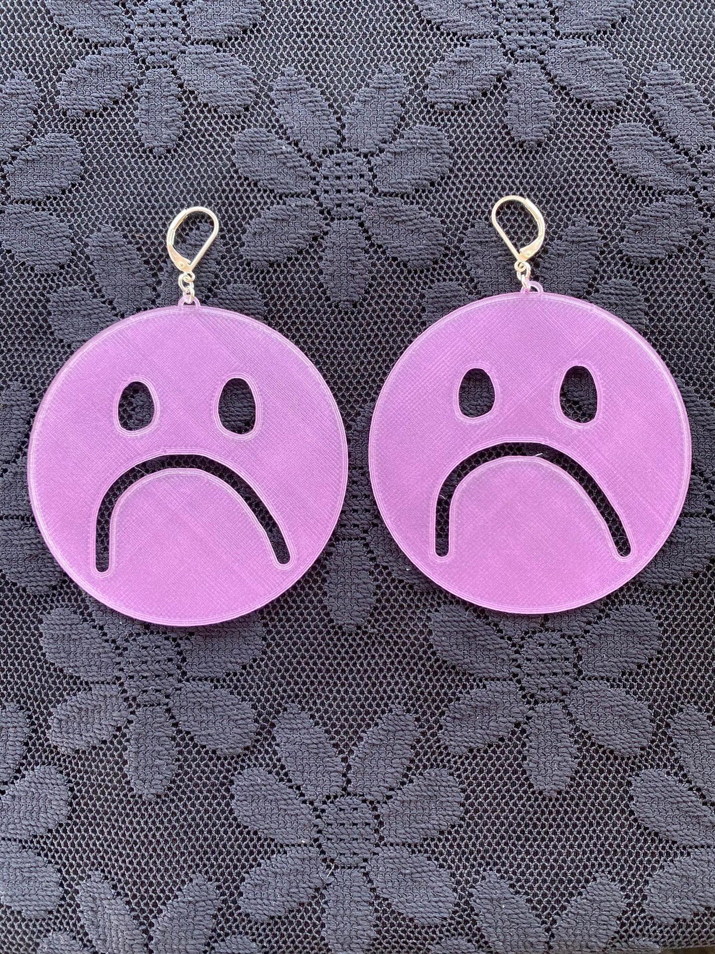 XL Frownie Earrings