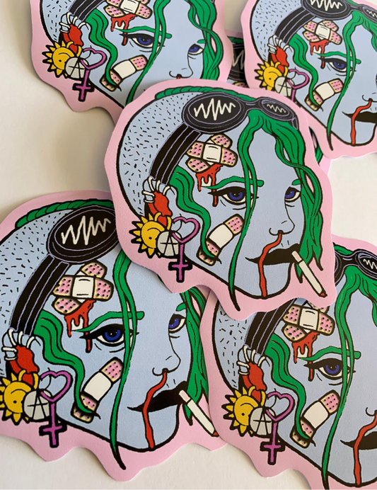 Tank Girl Vinyl Sticker