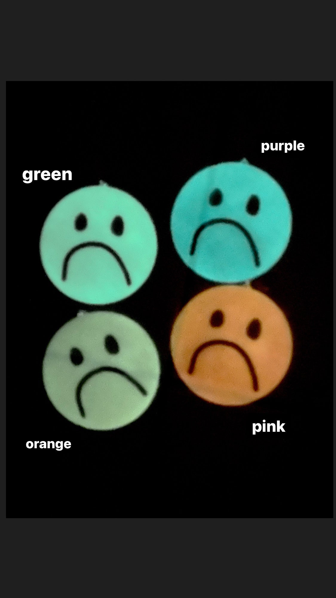 XL Frownie Earrings