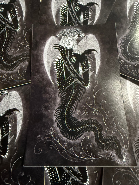 Chimera from Neptune Power Tarot 4” Vinyl Sticker