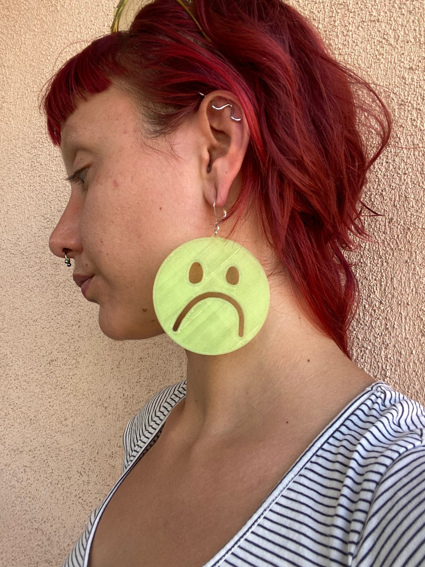 XL Frownie Earrings