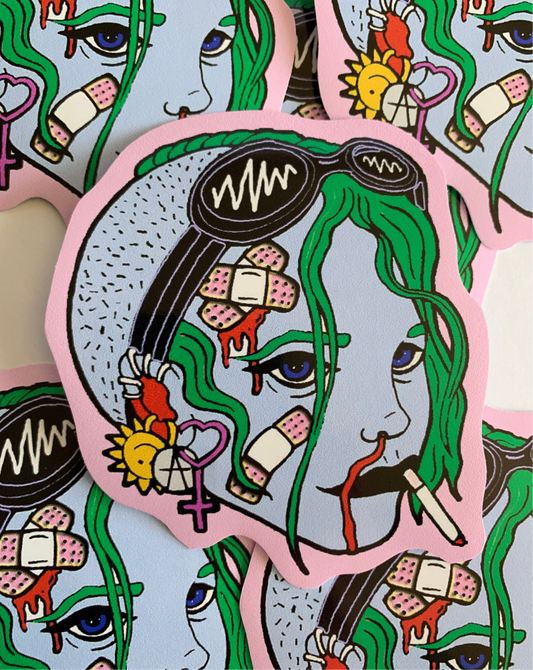 Tank Girl Vinyl Sticker