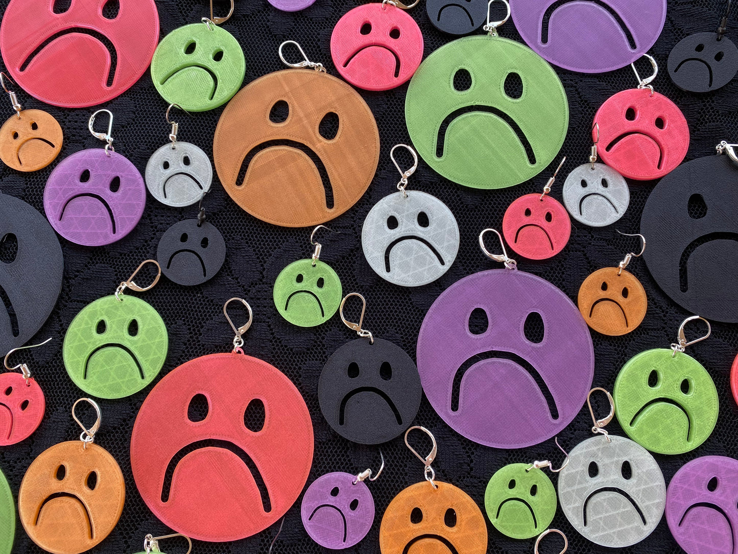 XL Frownie Earrings