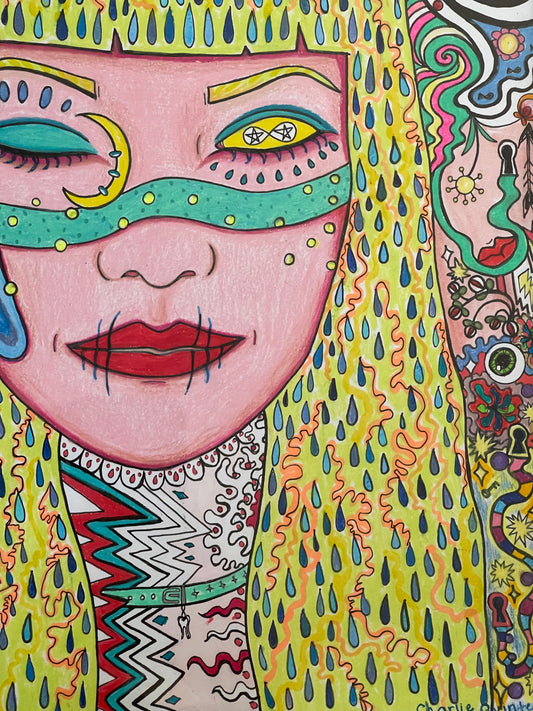 Two of Pentacles ~ Original Drawing