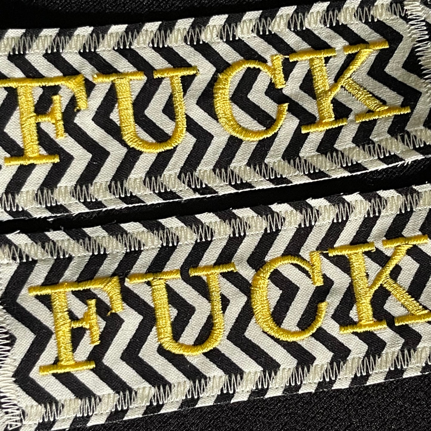 Fuck Embroidered Patch