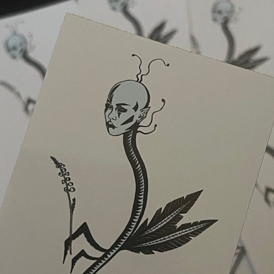 Purple Heather Vinyl Sticker