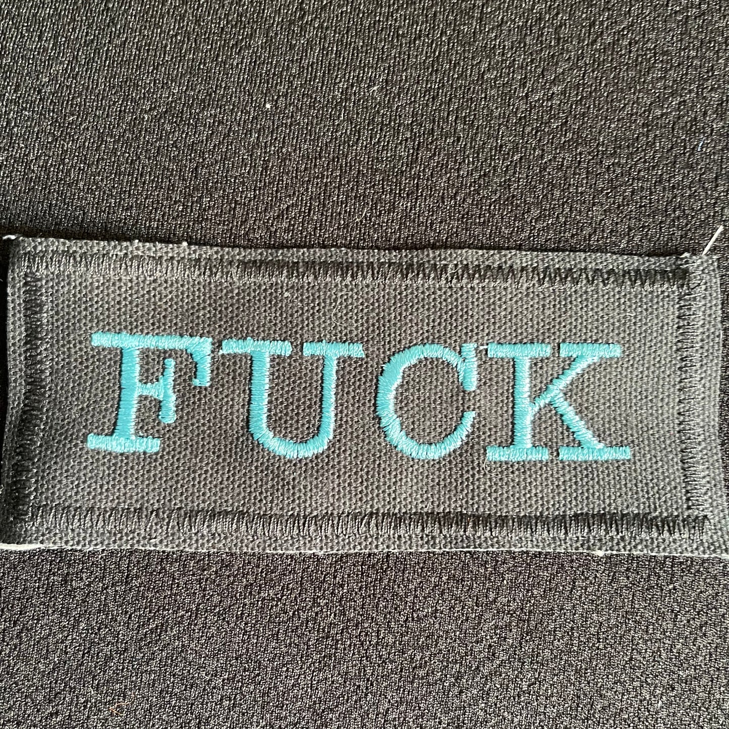 Fuck Embroidered Patch