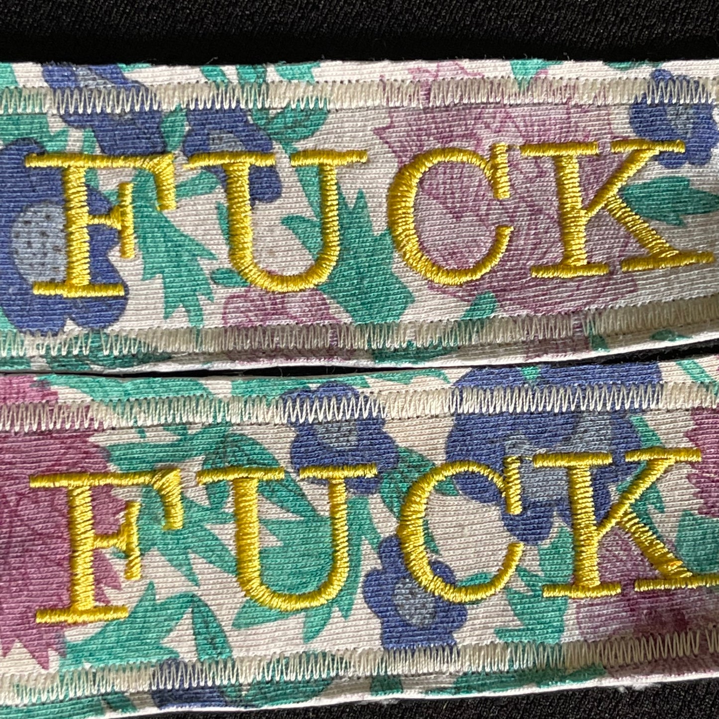Fuck Embroidered Patch