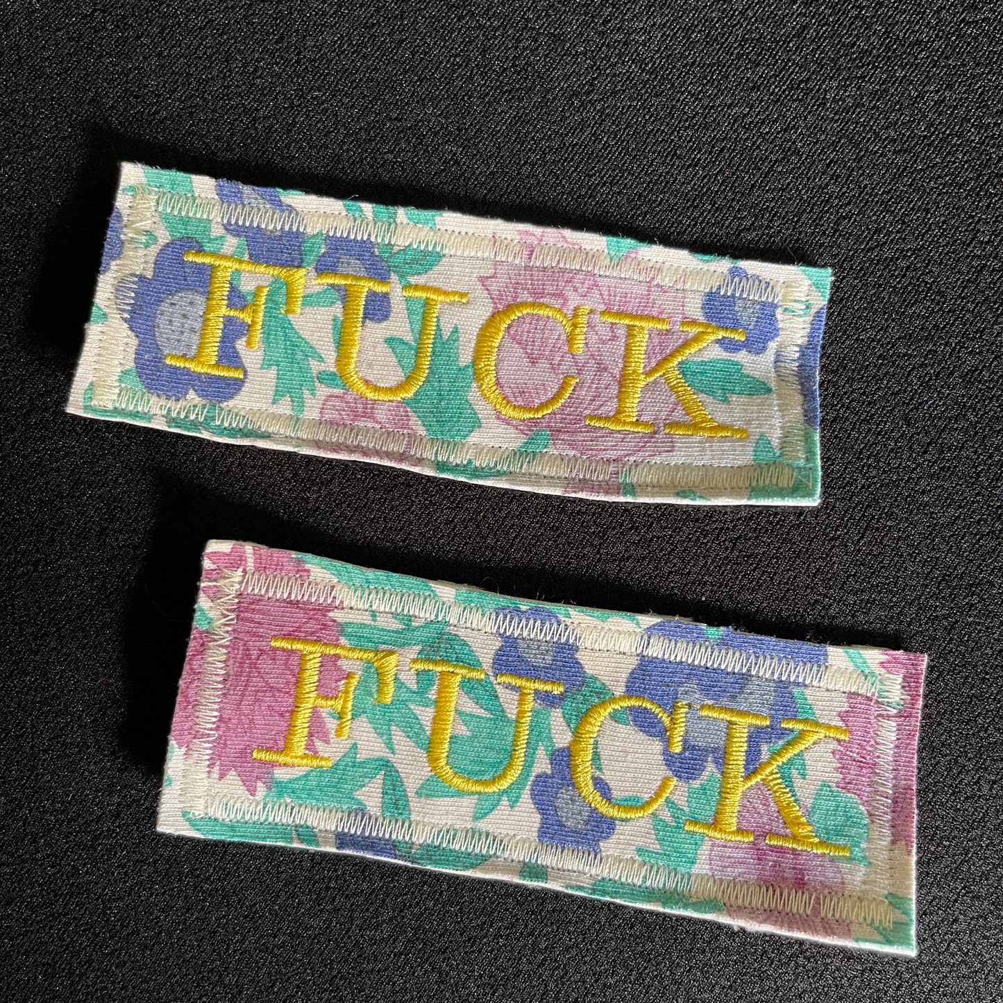 Fuck Embroidered Patch