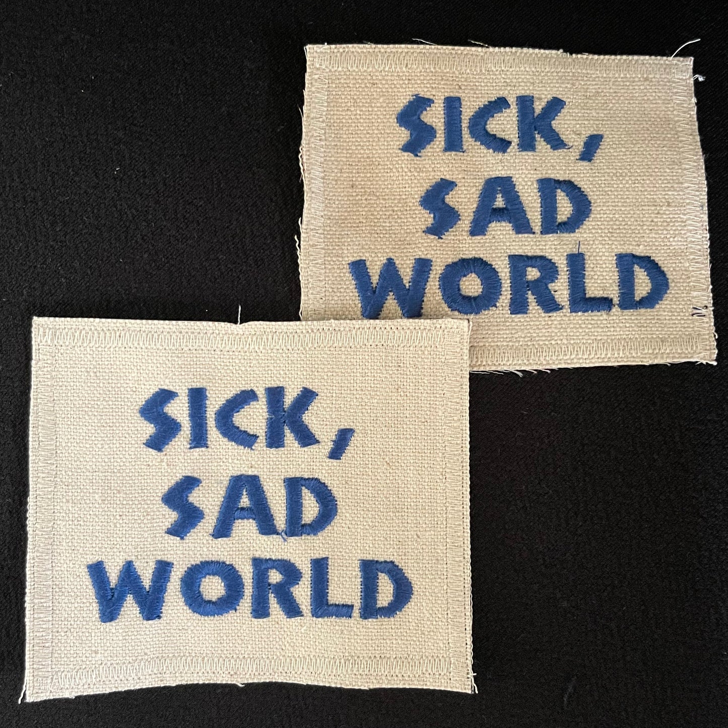 Sick, Sad World Embroidered Patch