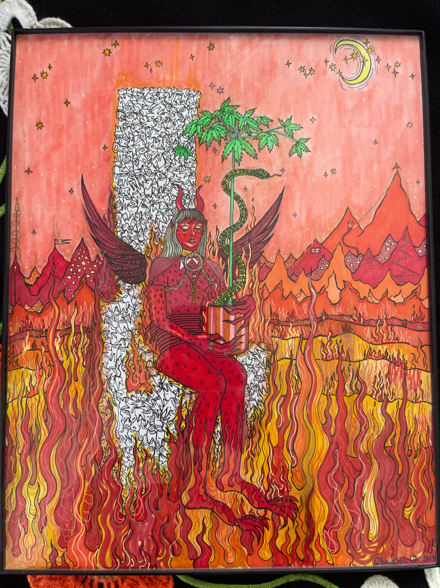 The Devil ~ Original Drawing