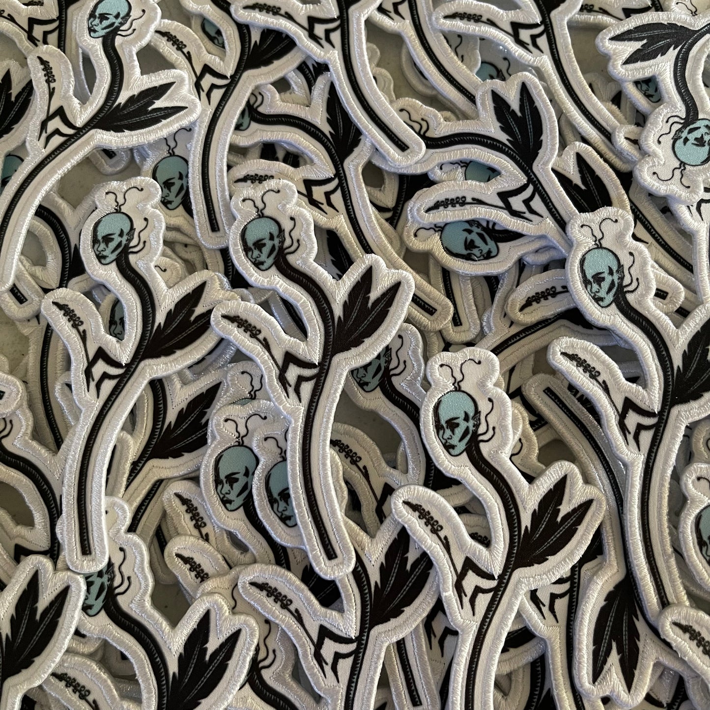 Purple Heather woven patch