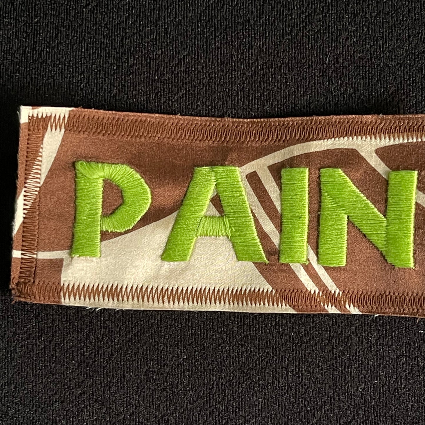 Pain Embroidered Patch