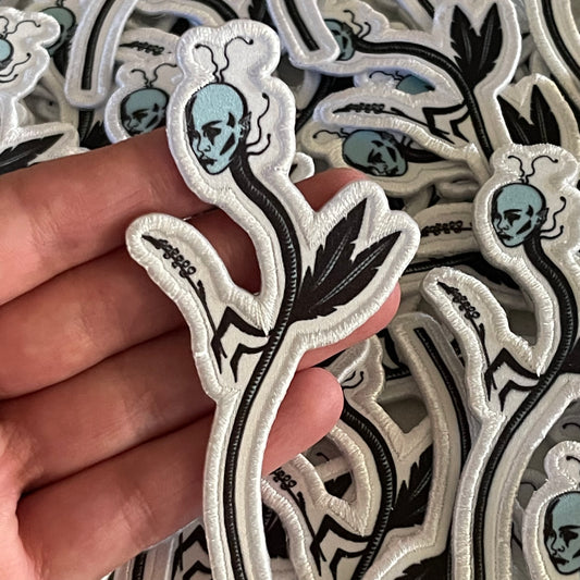 Purple Heather woven patch