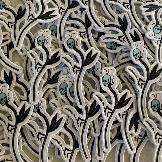 Purple Heather woven patch