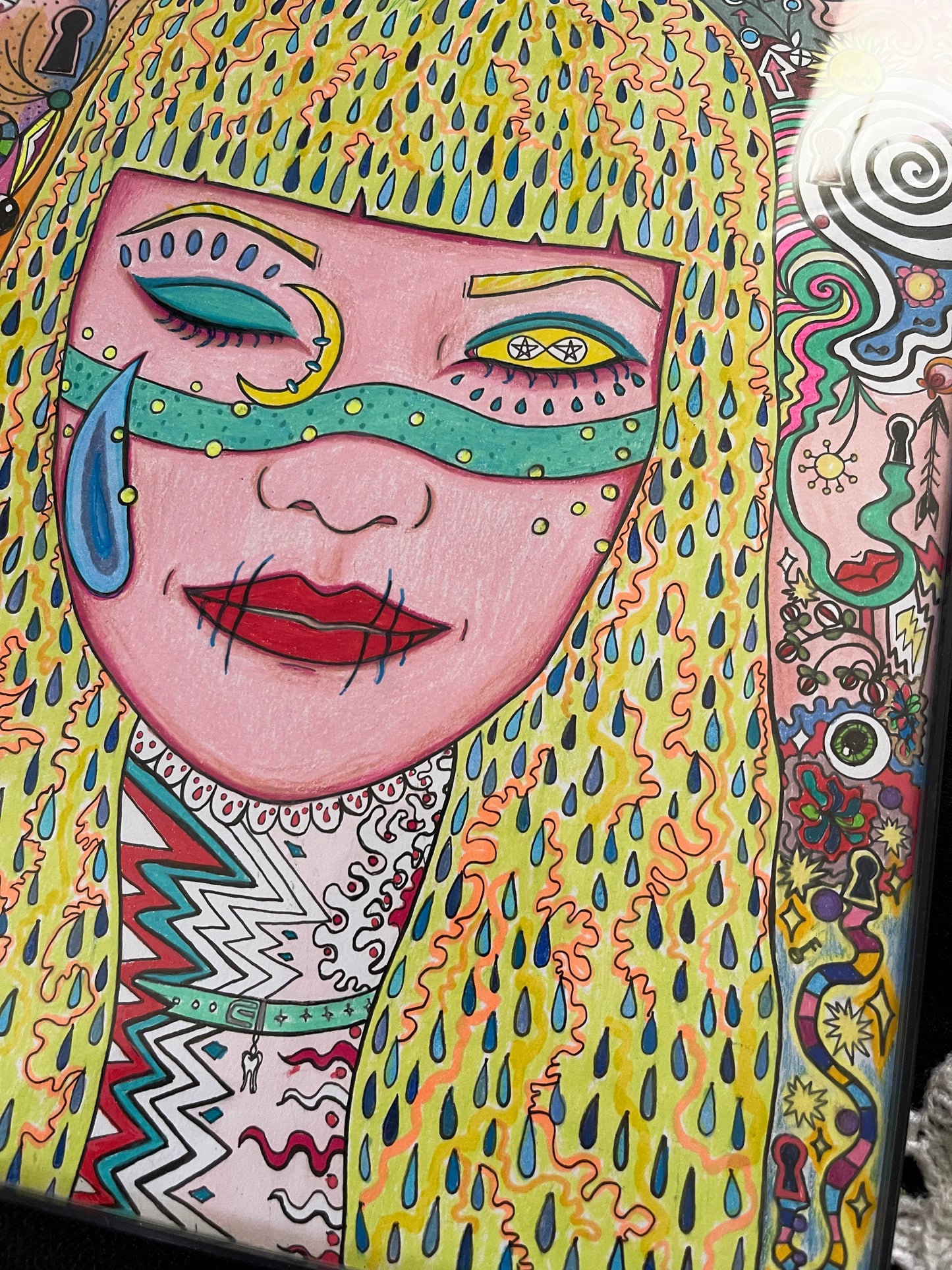 Two of Pentacles ~ Original Drawing