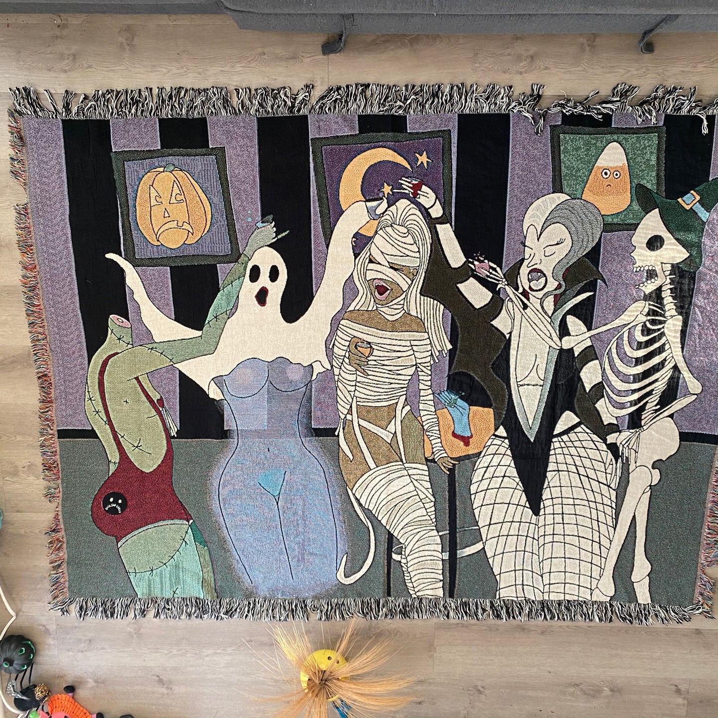 Ghouls Night Woven Blanket