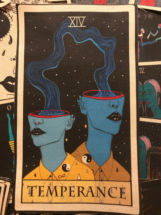 Temperance Tarot Canvas Patch