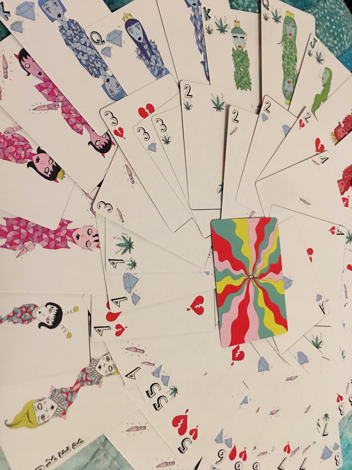 Please Play With Me playing cards
