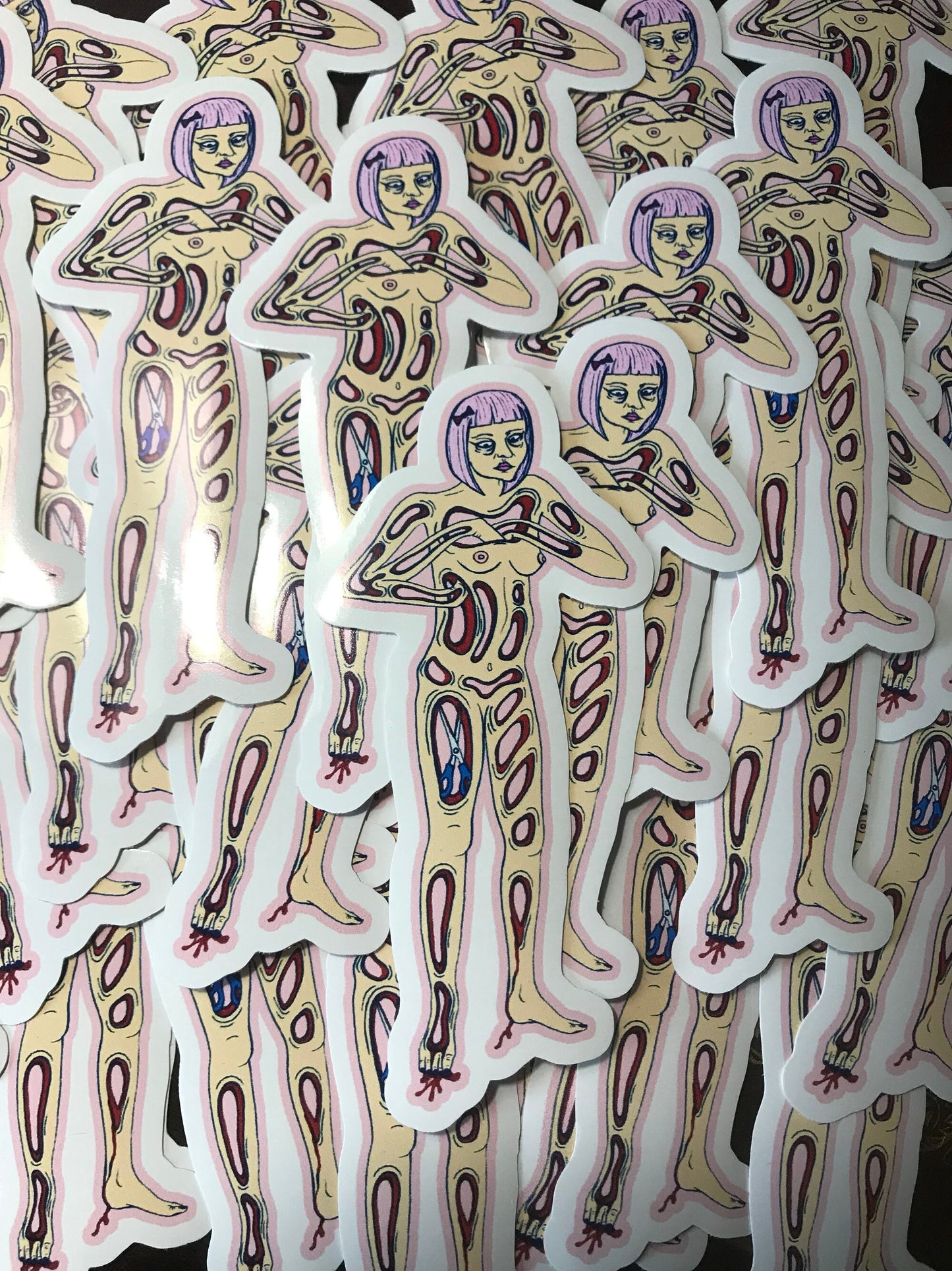 Something's Missing 4" vinyl sticker