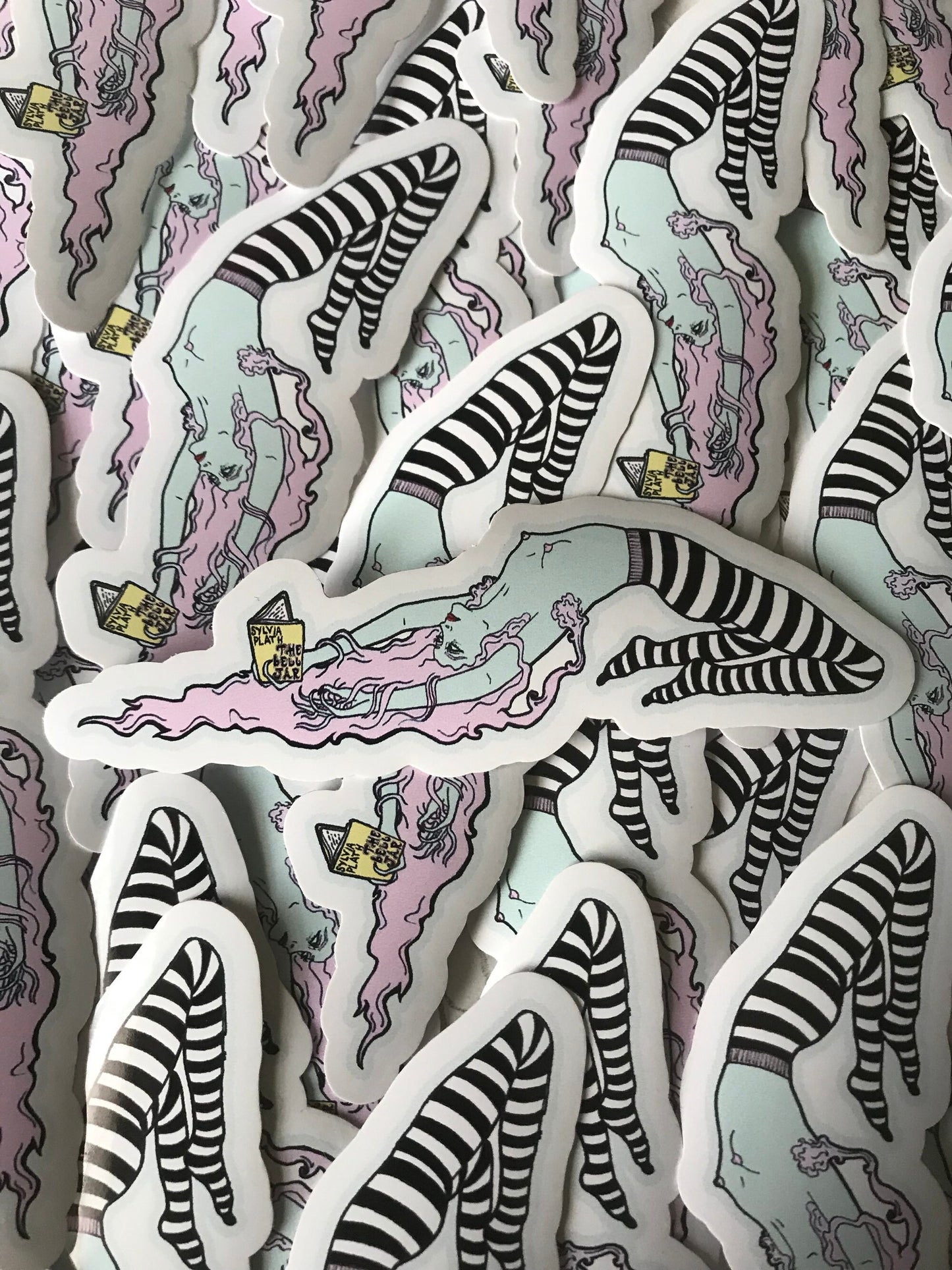 Bell Jar vinyl sticker