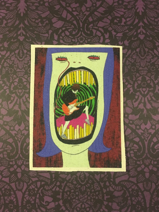 Screaming Females canvas patch