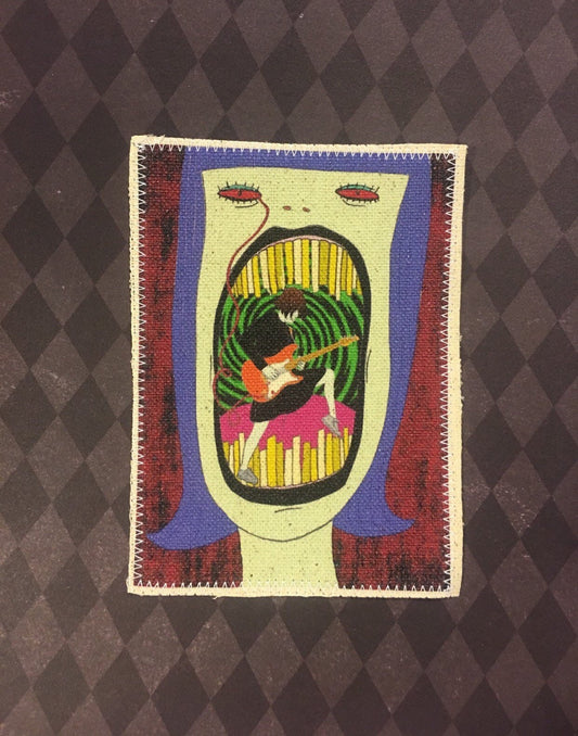 Screaming Females canvas patch