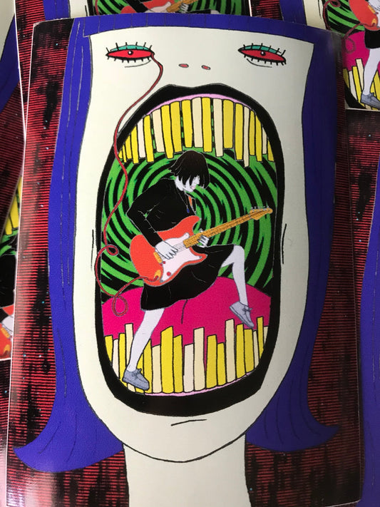 Screaming Females 4" vinyl sticker