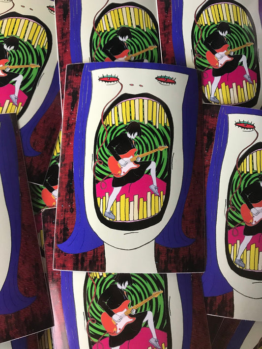 Screaming Females 4" vinyl sticker