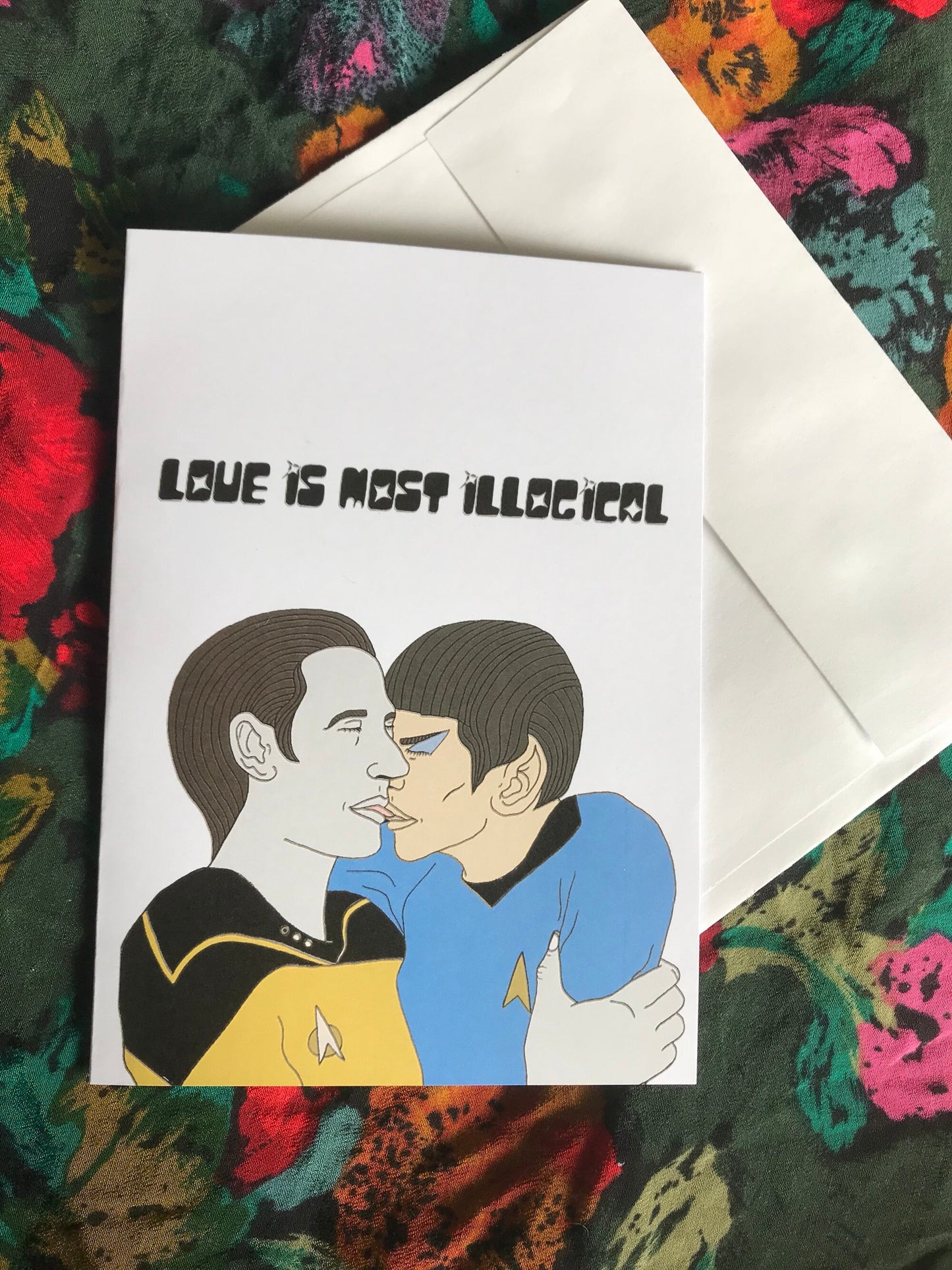 Love is Most Illogical Greeting Card
