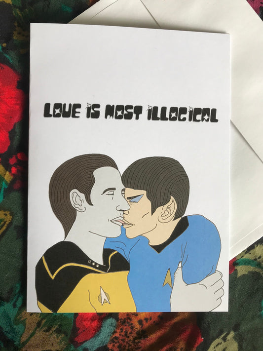 Love is Most Illogical Greeting Card
