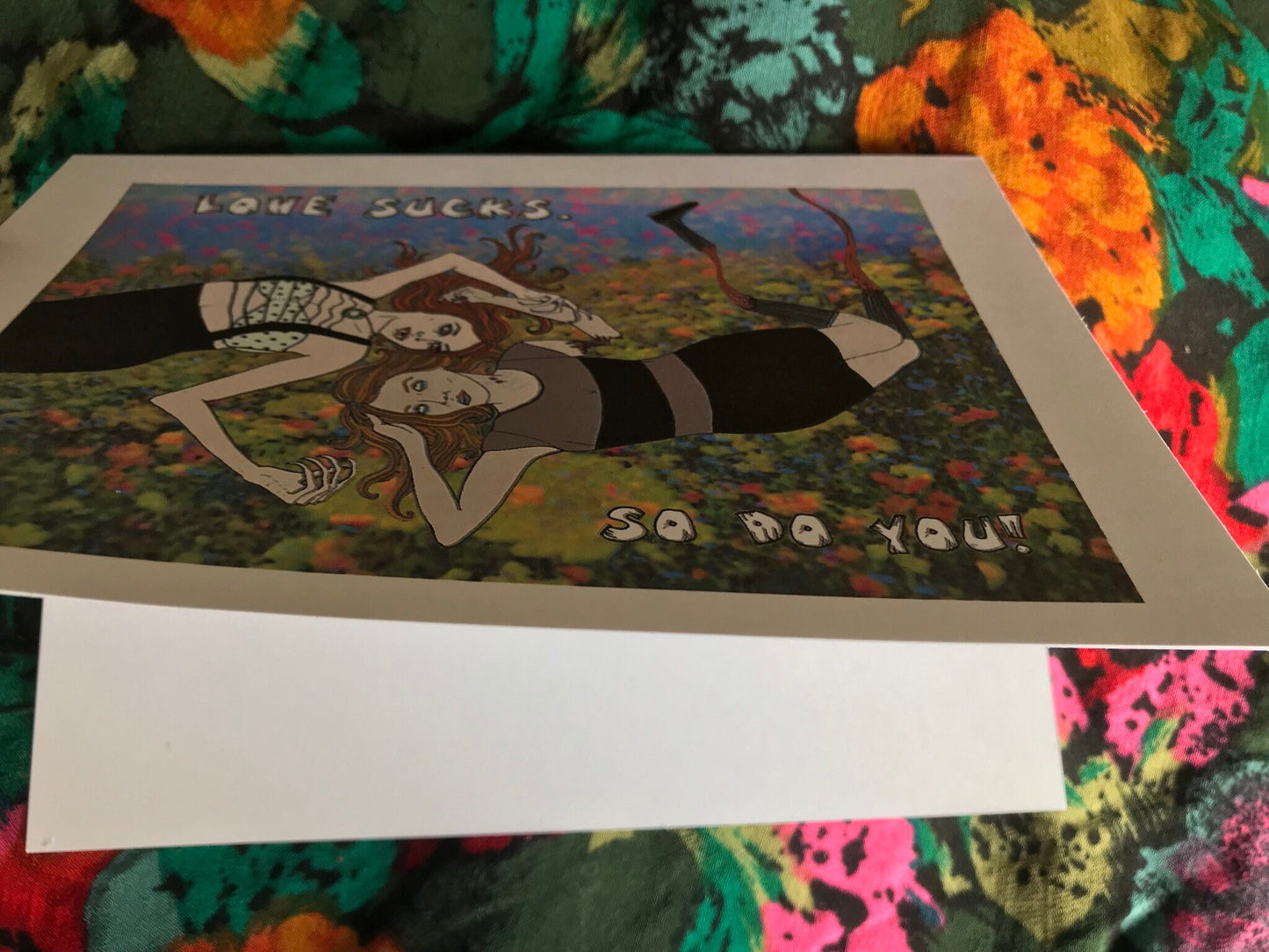 Love Sucks Greeting Card