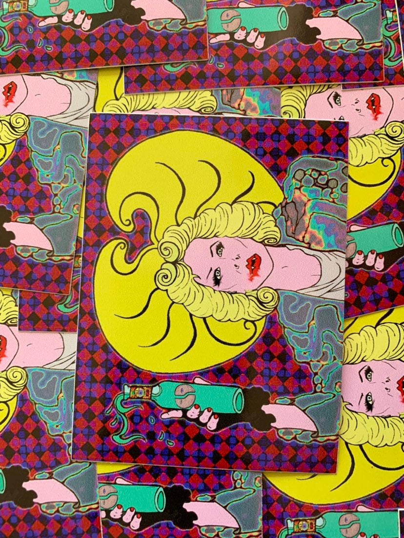 Hedwig and the Angry Inch 4" vinyl sticker