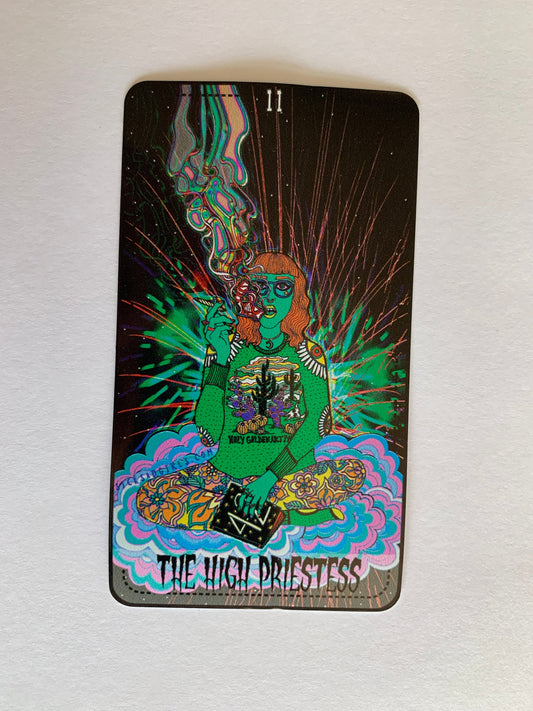 The High Priestess (Star Power Tarot) 4" Vinyl Sticker