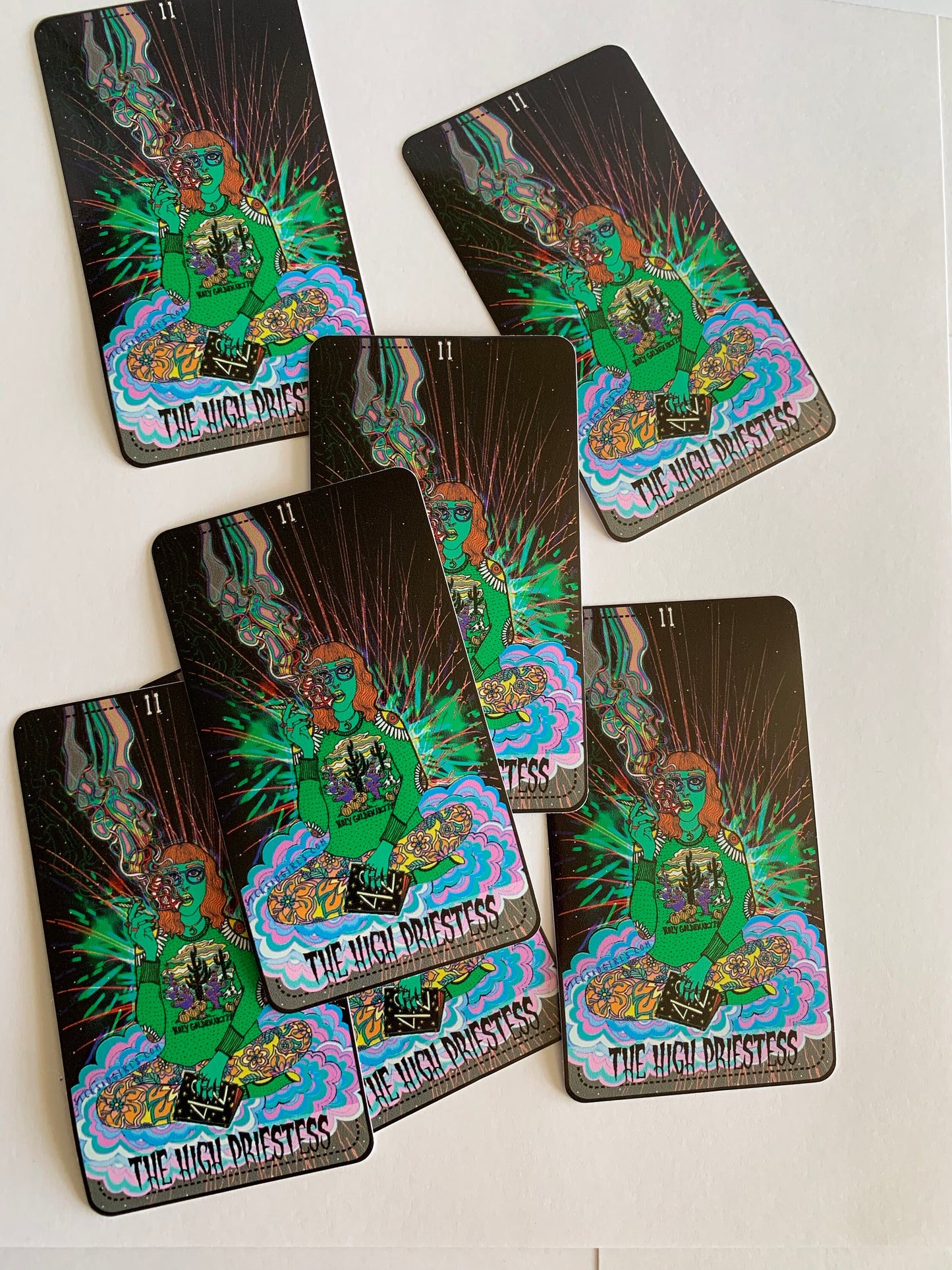 The High Priestess (Star Power Tarot) 4" Vinyl Sticker