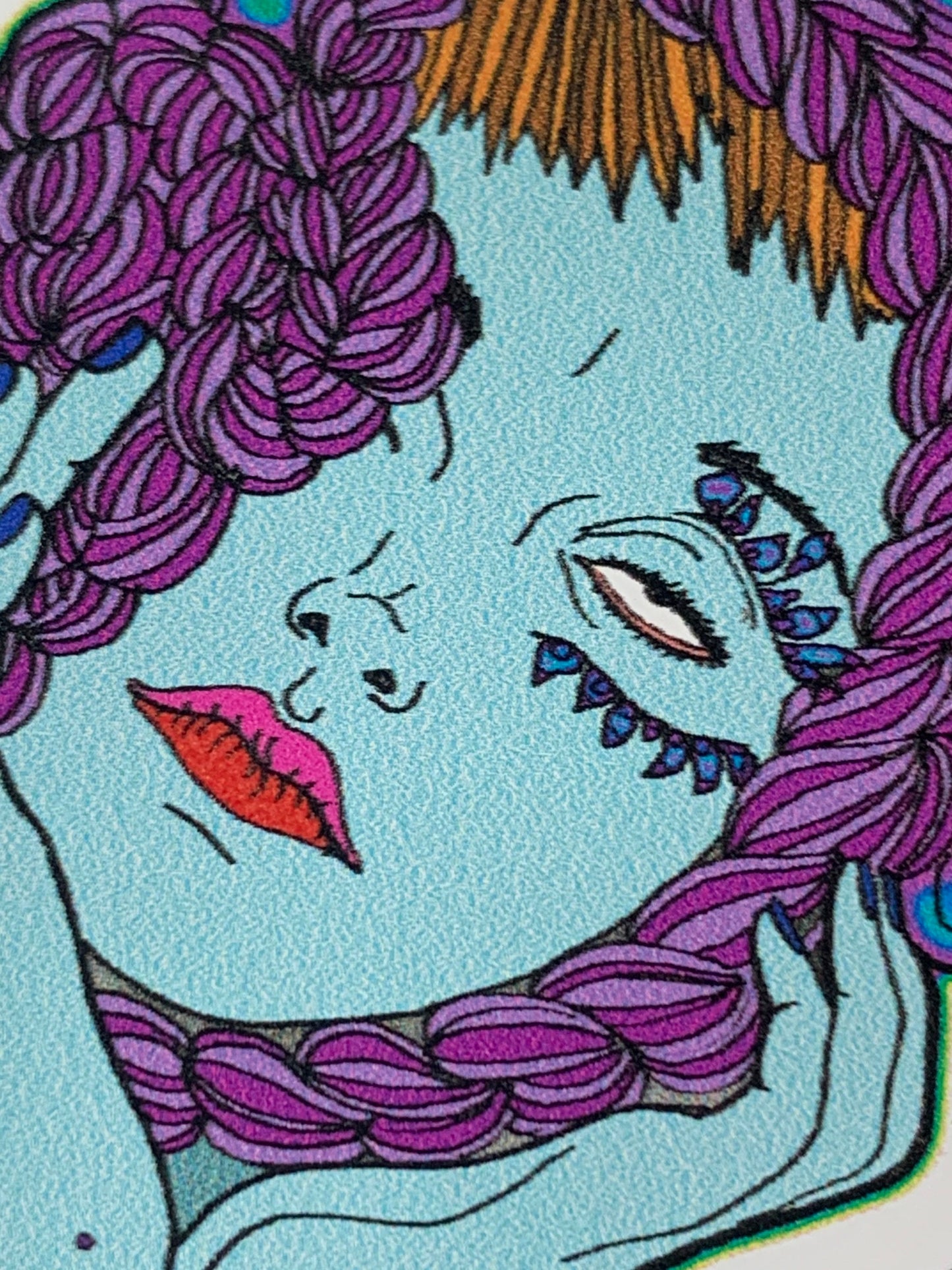 Feeling Blue 4" vinyl sticker