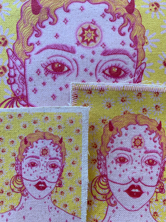 Star Power canvas patch