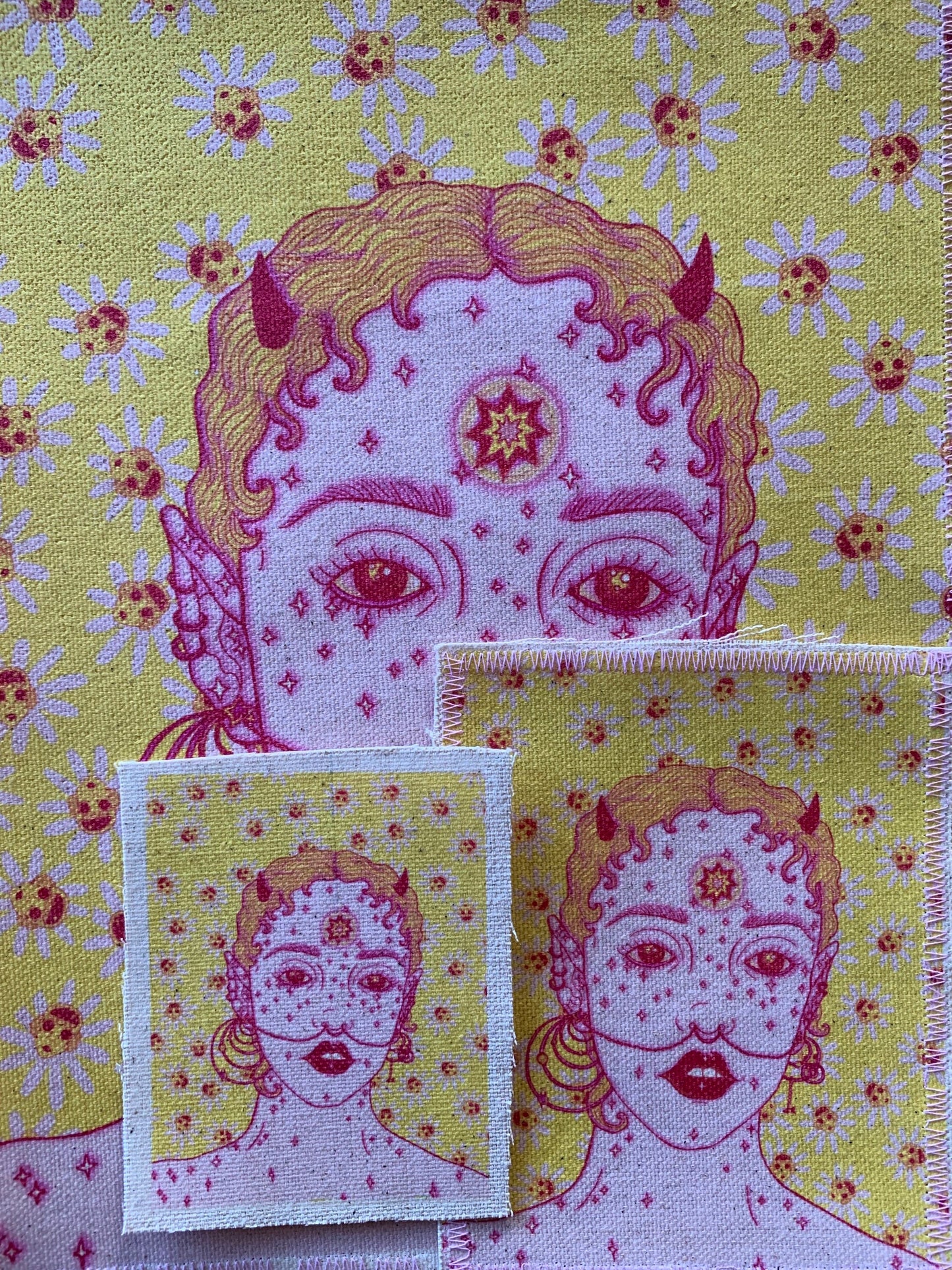 Star Power canvas patch