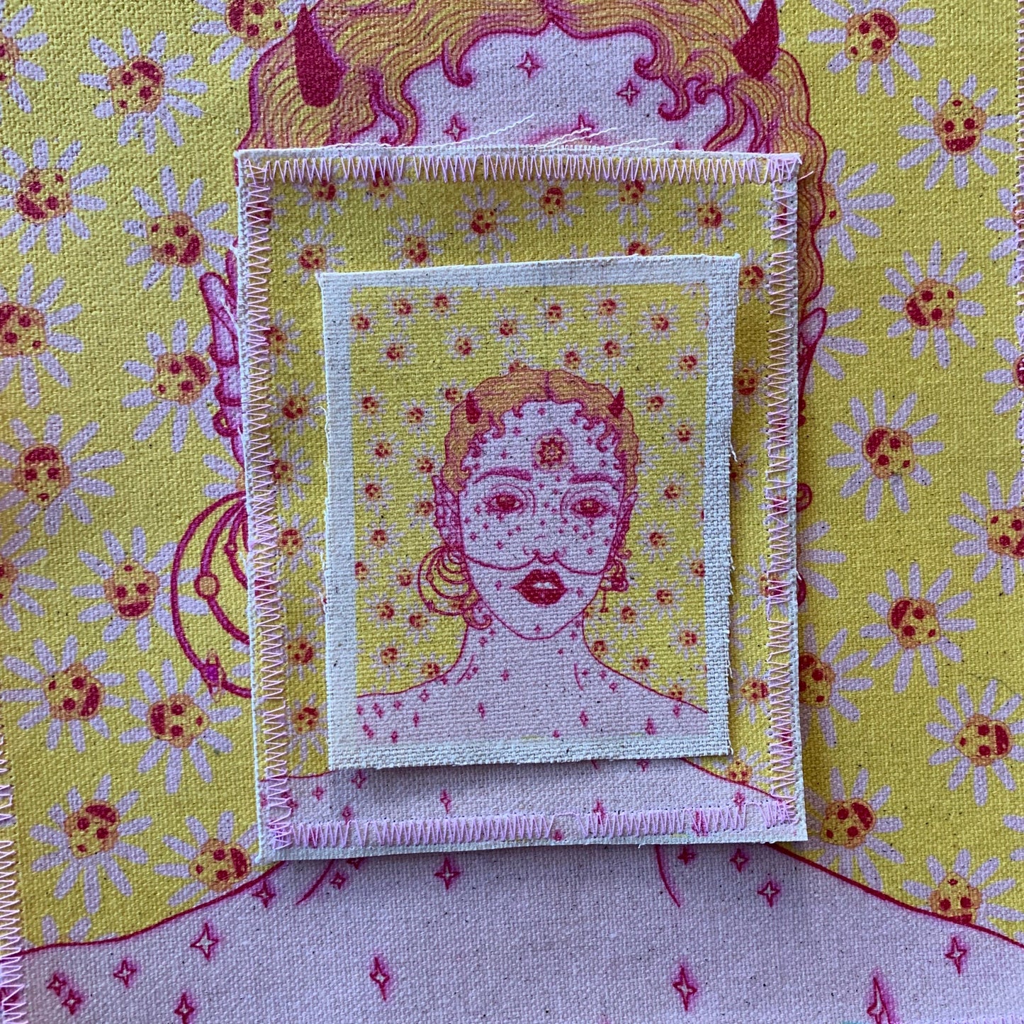 Star Power canvas patch