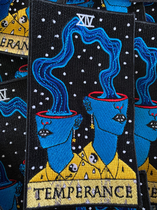 Temperance Tarot Card Embroidered Patch