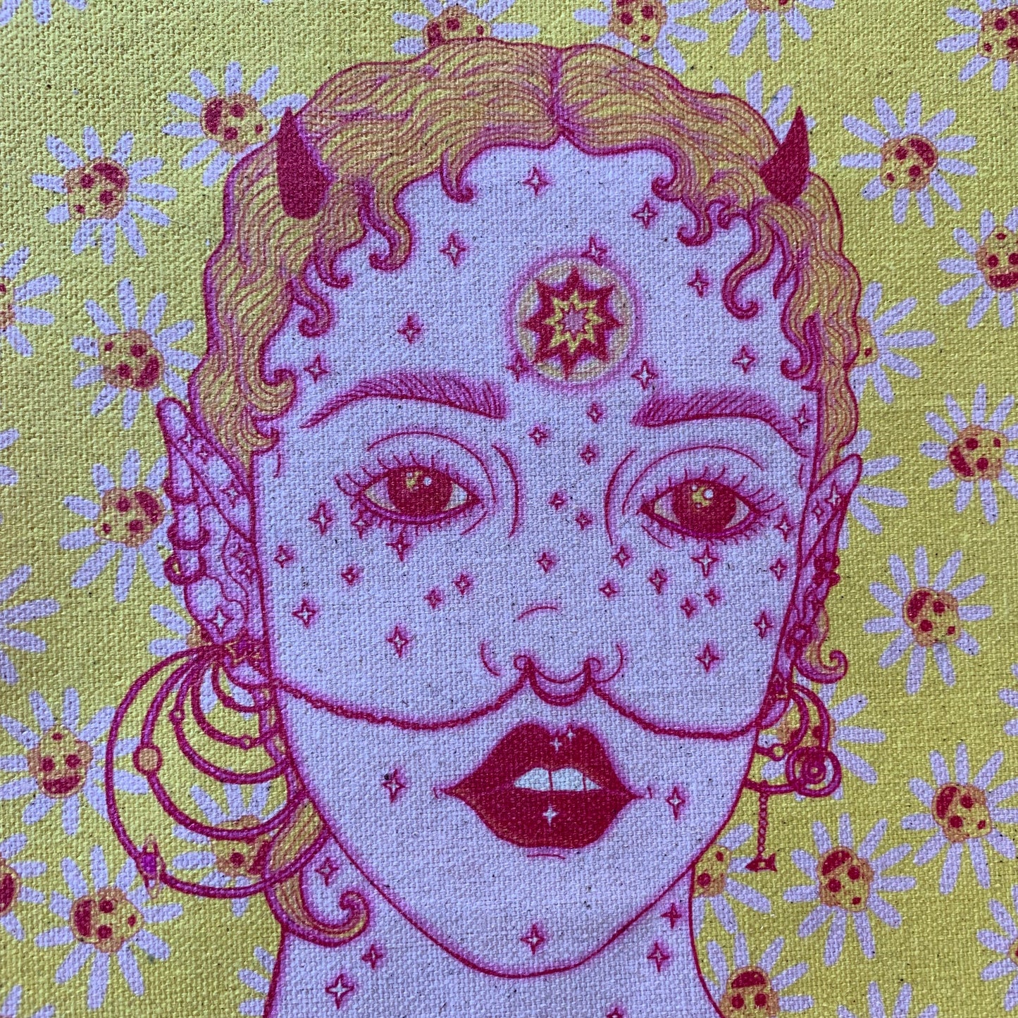 Star Power canvas patch