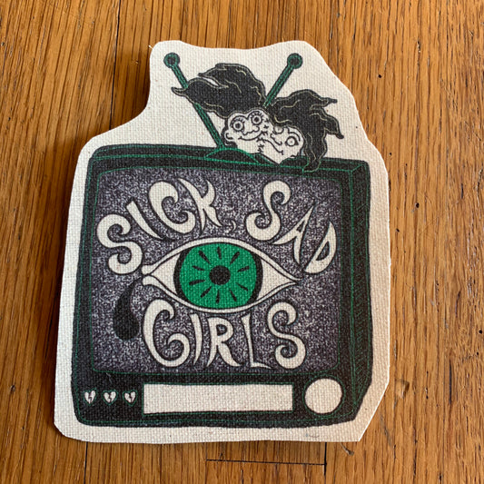 Sick Sad Girl canvas patch