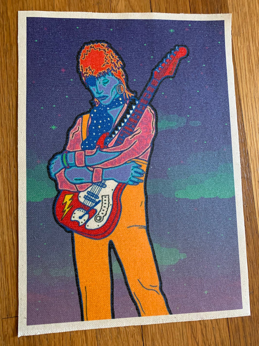 Starman Canvas Patch