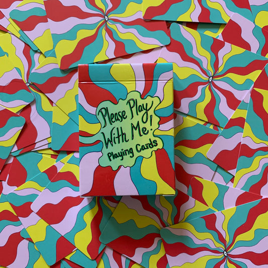 Please Play With Me playing cards