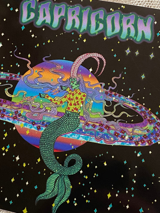 Capricorn vinyl sticker