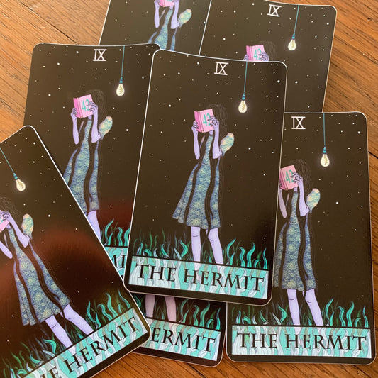 The Hermit Vinyl Sticker