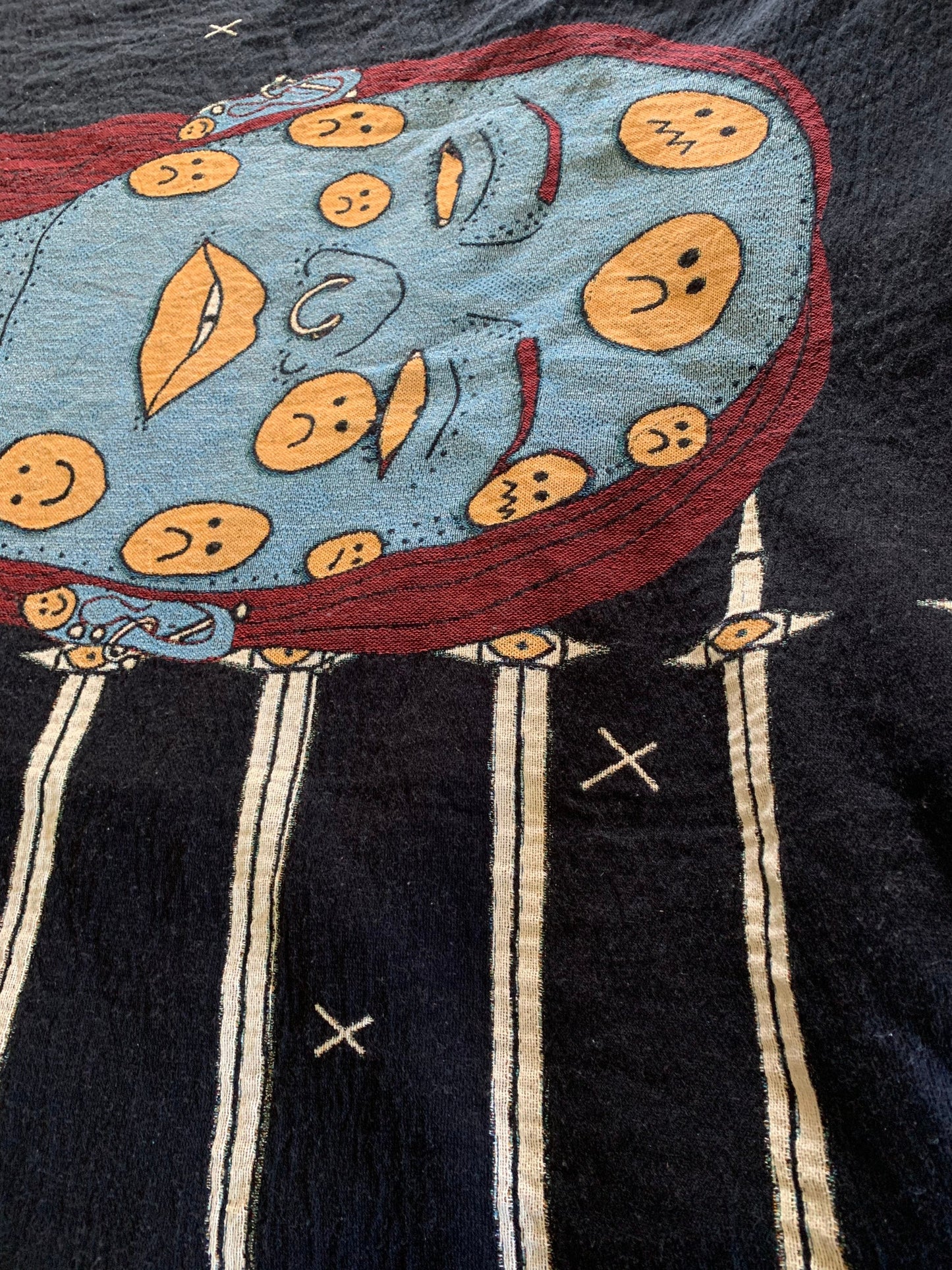 Feelings woven blanket