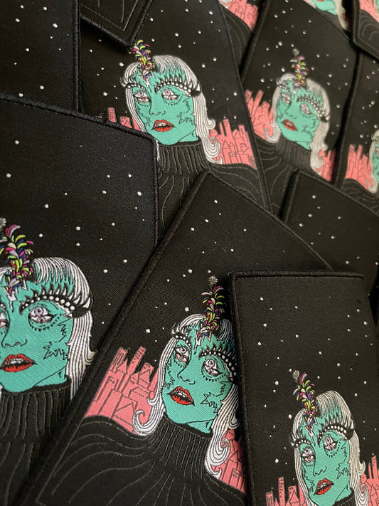 Seeing Double woven patch